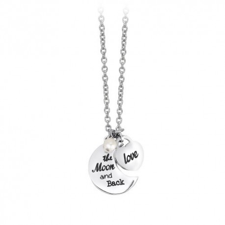 2JEWELS COLLANA IN ACCIAIO E PERLA MOD.PREPPY 251424
