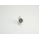 ANELLO IN ARGENTO 925 CON ZIRCONI NERI E BIANCHI MOD CHEVALIER CON INIZIALE