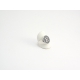 ANELLO IN ARGENTO 925 CON ZIRCONI NERI E BIANCHI MOD CHEVALIER CON INIZIALE