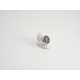 ANELLO IN ARGENTO 925 CON ZIRCONI NERI E BIANCHI MOD CHEVALIER CON INIZIALE