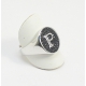 ANELLO IN ARGENTO 925 CON ZIRCONI NERI E BIANCHI MOD CHEVALIER CON INIZIALE