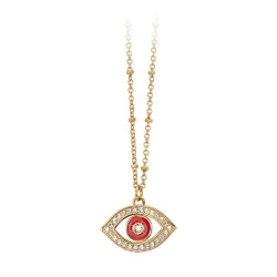 2JEWELS COLLANA IN ACCIAIO DORATO CON CRISTALLI MOD. EYES 251410