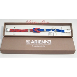 BRACCIALE UOMO ARIENNE IN CORDA CON INSERTI E CHIUSURA IN ACCIAIO REF.ABR0009/10