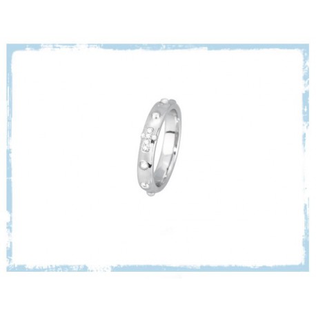 ANELLO MABINA TIPO ROSARIO IN ARGENTO 925/°°° 523049/11 dealer 2JEWELS