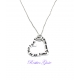 COLLANA GIROCOLLO IN ARGENTO 925 CON CIONDOLO A FORMA DI CUORE COD.GRAG313
