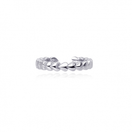 ANELLO APERTO DONNA IN ARGENTO MABINA CON TANTI PICCOLI CUORI REF.523111