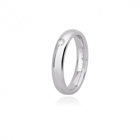ANELLO FEDINA DONNA 2JEWELS IN ACCIAIO CON ZIRCONE INCASTONATO MOD.LOVE RINGS COD.221066/11