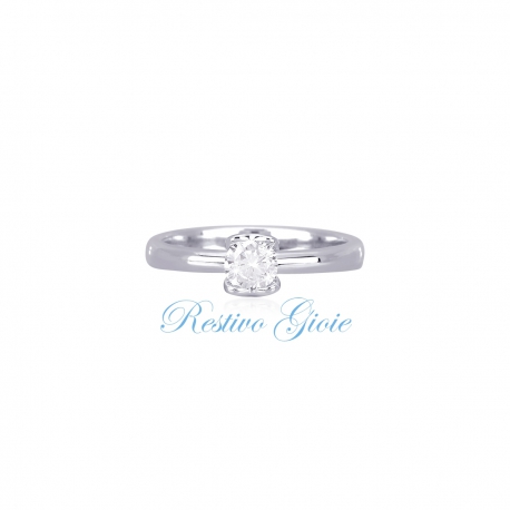 ANELLO SOLITARIO MABINA IN ARGENTO CON ZIRCONE REF.523091/13