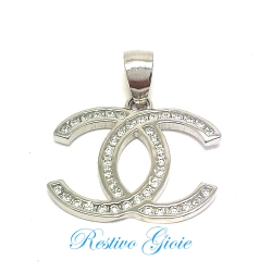 COLLANA GIROCOLLO IN ARGENTO 925 CON CIONDOLO CON ZIRCONI COD 3991209