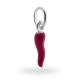 CIONDOLO CORNO PORTAFORTUNA CORNETTO SMALTATO FUCSIA REF.13245