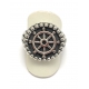 ANELLO UOMO IN ARGENTO 925 CON TIMONE MODELLO SCUDO DA MIGNOLO 1190638