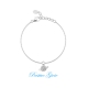 BRACCIALE DONNA MABINA IN ARGENTO CON ZIRCONI CON PENDENTE PIANETA REF.533267