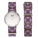 OROLOGIO BARBOSA COL.MEDITERRANEAN MAIOLICA VIOLA 36,5 MM REF.01SLBI-18SN234