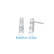 ORECCHINI DONNA MABINA IN ARGENTO 925 CON ZIRCONI REF.563068