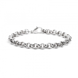 Bracciale Marlù catena rolò diamantata ref. 15BR032