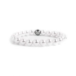 Bracciale Marlù con perle sintetiche mm 8 ref. 15Br031-8