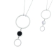 Collana Marlù cerchi in acrilico e madreperla ref. 2CO0047