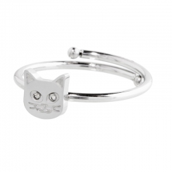 Anello aperto Marlù con gatto ref. 18AN054-M