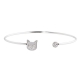 Bracciale rigido aperto Marlù con gatto ref. 18BR080