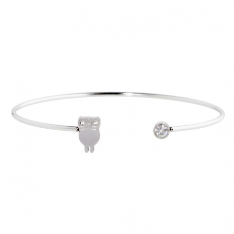 Bracciale rigido aperto Marlù con gufo ref. 18BR081