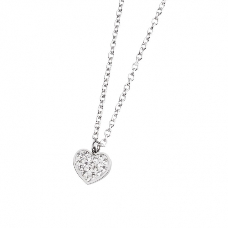Collana Marlù in acciaio con cuore ref. 18CN039