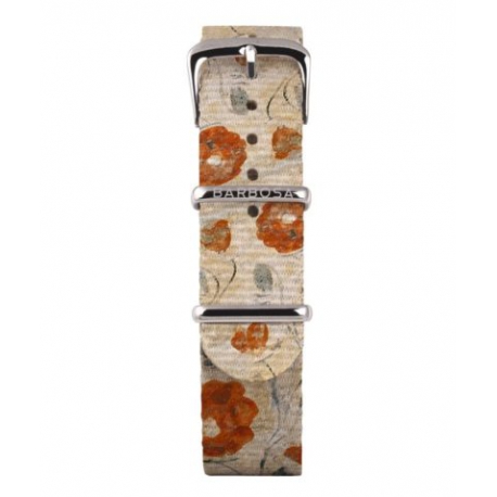 Cinturino donna Barbosa in nylon stampa coralli ref. 18SN197