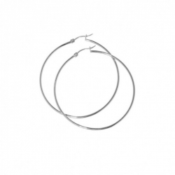 Orecchini a cerchio Marlù 54 mm in acciaio ref. 2OR0031