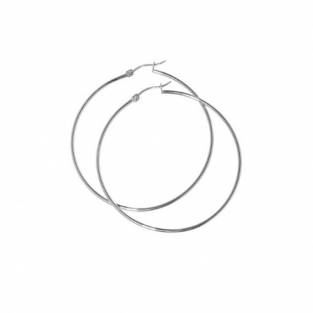 Orecchini a cerchio Marlù 54 mm in acciaio ref. 2OR0031