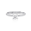 Anello solitario aperto Mabina in argento 925 con zircone ref. 523175