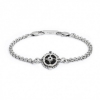 Bracciale Marlù uomo in acciaio con rosa dei venti ref. 4BR1819N