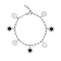Bracciale donna 2Jewels Milano in acciaio con ciondoli ref. 232174