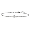 Bracciale in acciaio Marlù con croce ref. 18BR084