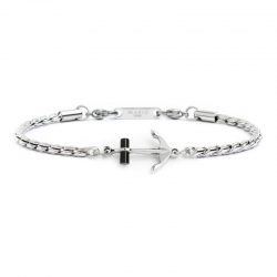 Bracciale Marlù uomo in acciaio con ancora ref. 4BR1820N