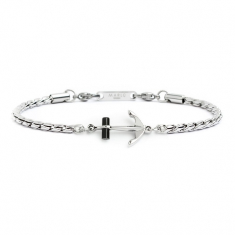 Bracciale Marlù uomo in acciaio con ancora ref. 4BR1820N