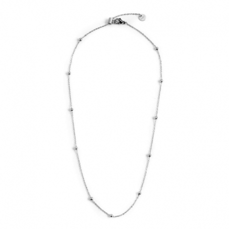Collana Marlù in acciaio con sfere ref. 2CA0012