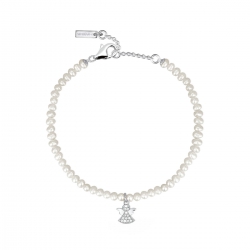 Bracciale Mabina in argento e perle con pendente ref. 533541