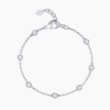 Bracciale Mabina in argento con punti luce zircone ref. 533240