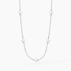 Collana Mabina in argento con stelle ref. 553220