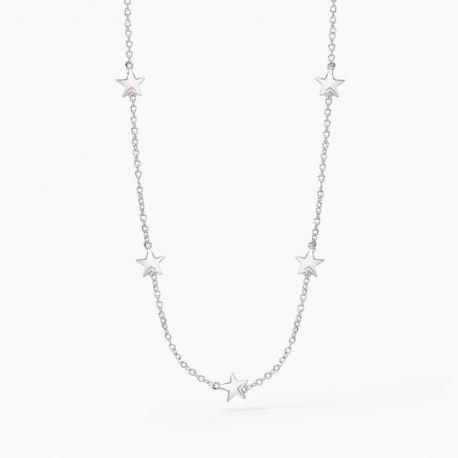Collana Mabina in argento con stelle ref. 553220
