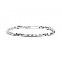 Bracciale Marlù uomo in acciaio lucido ref. 4BR1829