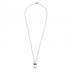 Collana uomo Marlù con ciondolo ancora e lapis ref.4CN1626B