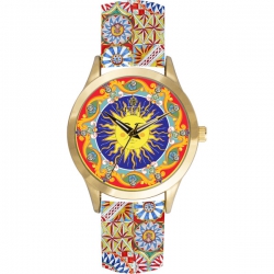 Orologio Mizzica MB130 Sole cassa gold