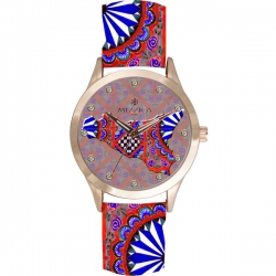 Orologio Mizzica MB133 Sicilia rossa cassa rosè