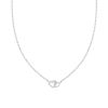Collana in acciaio con ciondolo cuori