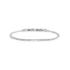 Bracciale Marlù tennis con zircone centrale 1BR0067W in acciaio