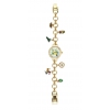 Orologio Mizzica in metallo gold con bracciale e charms MJ104
