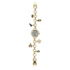 Orologio Mizzica in metallo gold con bracciale e charms MJ112