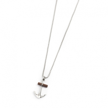 Collana uomo Marlù con ciondolo ancora ref.4CN1626M