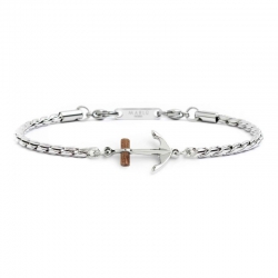 Bracciale Marlù uomo in acciaio con ancora ref. 4BR1820M