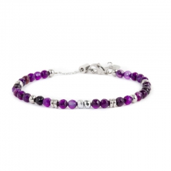 Bracciale Marlù in agata sfaccettata viola ref. 2BR0094P
